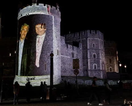 Four Individuals Apprehended After Projections of Trump and Epstein Displayed on Royal Windsor Castle
