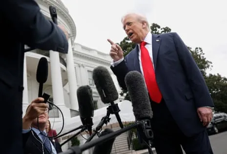 Ex-President Trump Confronts Down Under Reporter, Confirms Talks with Anthony Albanese